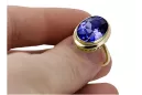 Sapphire 14K Yellow gold Ring Vintage vrc285y